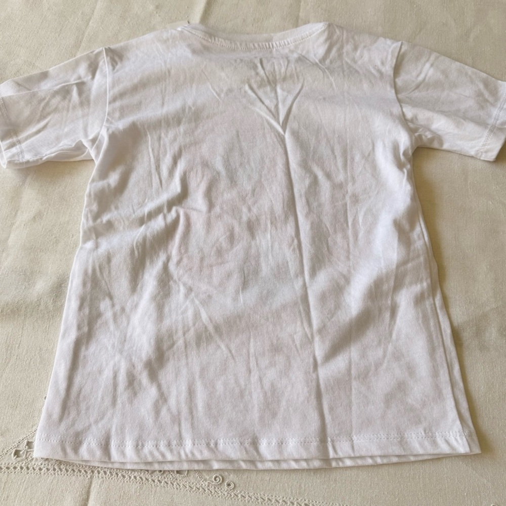 Disney Kids Festive Graphic T-Shirt - White size XS (4-5) - Picture 5 of 6